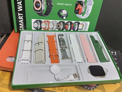 Ultra 7 in 1 Smart Watch | 7 Pairs of Straps
